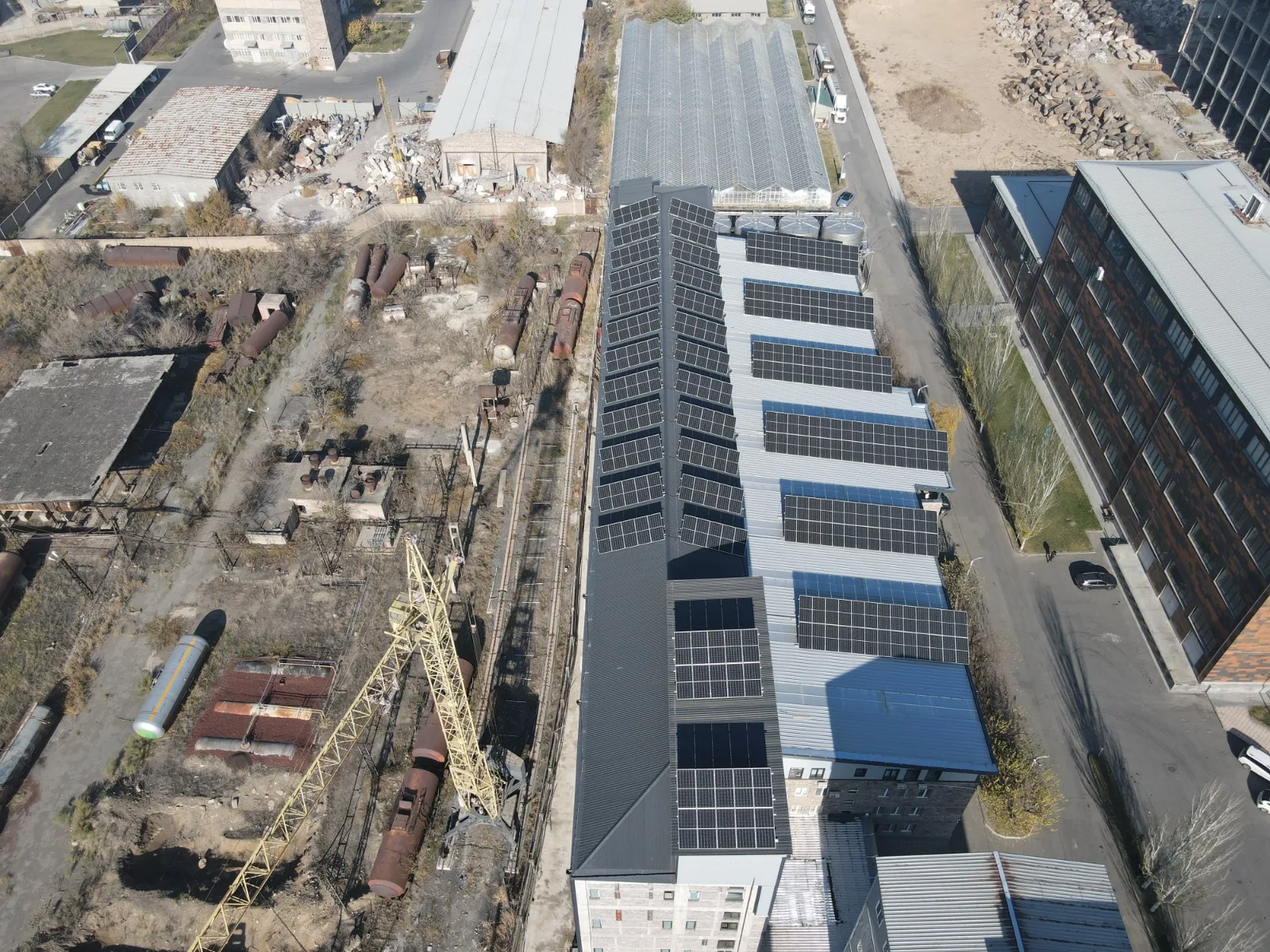 Արևային կայան Ալեքս տեքստիլի համար