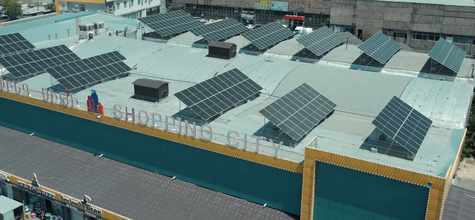 Շոփինգ Սիթին անցավ արևային էներգիայի օգտագործմանը